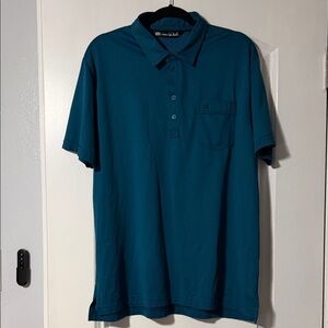 Travis Mathew Deep Blue Polo Shirt
